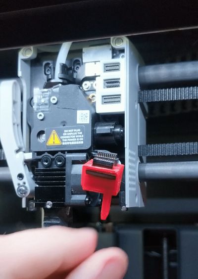 P1S, X1E hotend cable guide | quick swap plug