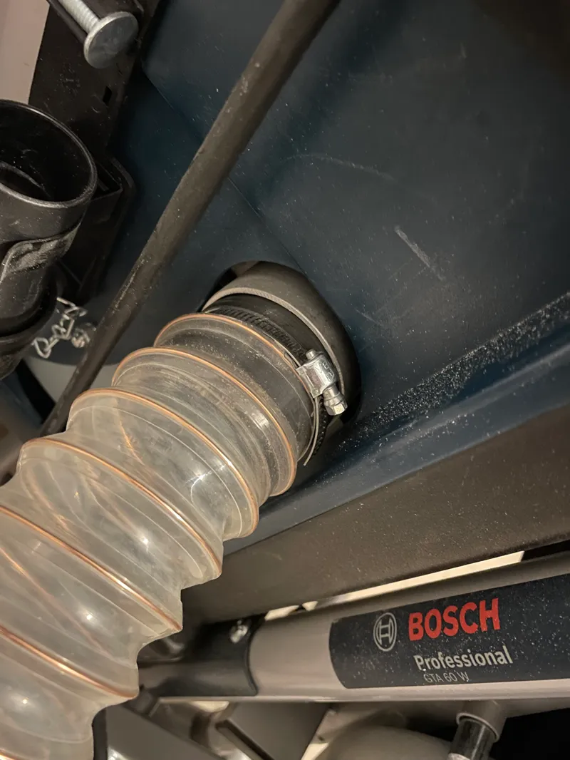 chip extraction hose adapter GTS10XC BOSCH