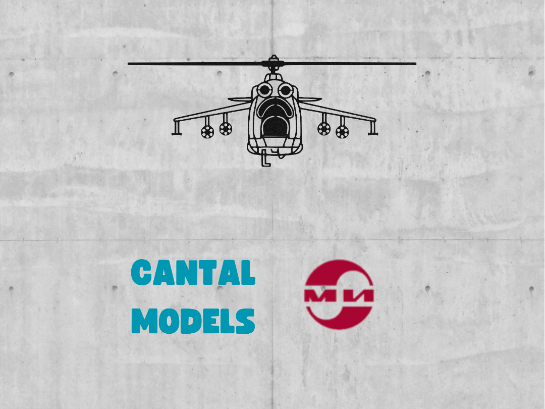 MI-24 HIND ATTACK HELICOPTER #1 | 2D WALL ART
