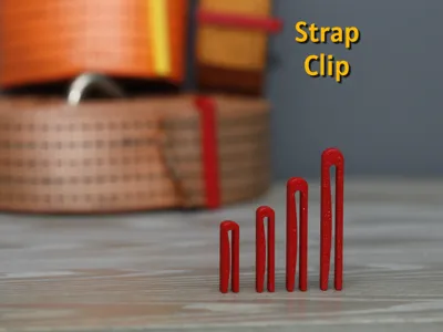Ratchet strap clip