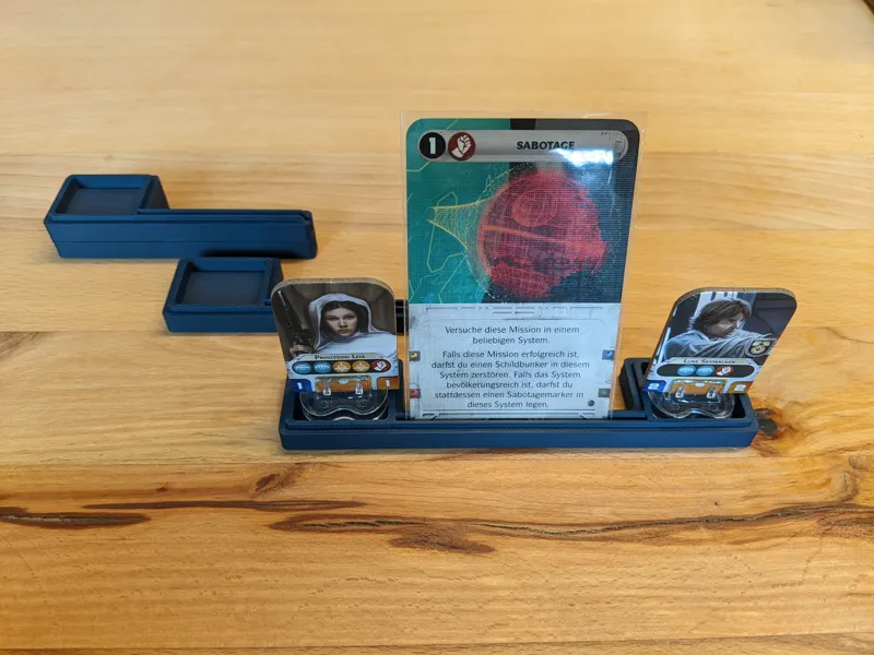 Star Wars: Rebellion - Double Leader Stand, Mission Card Holder