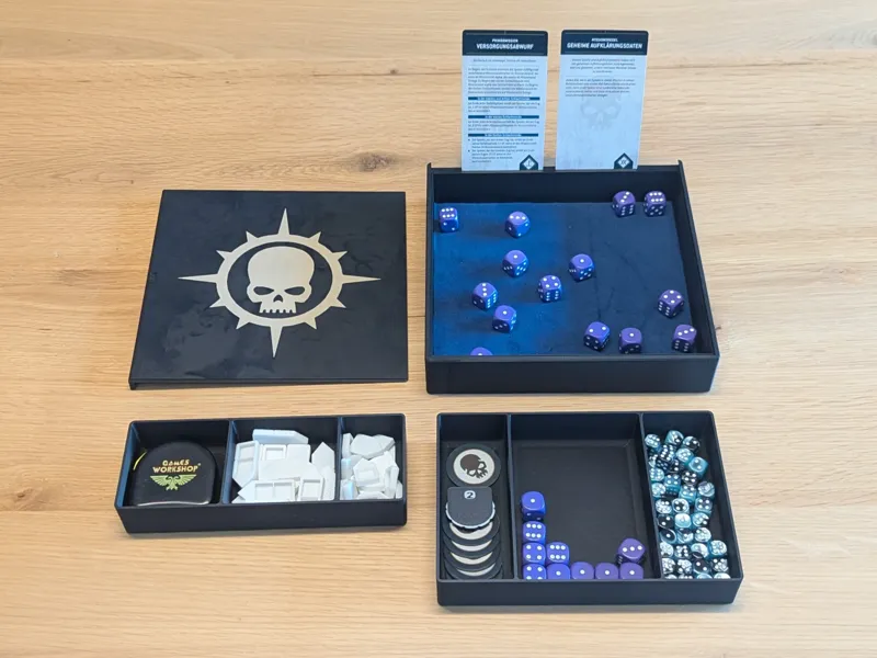 Transportable Würfelbox