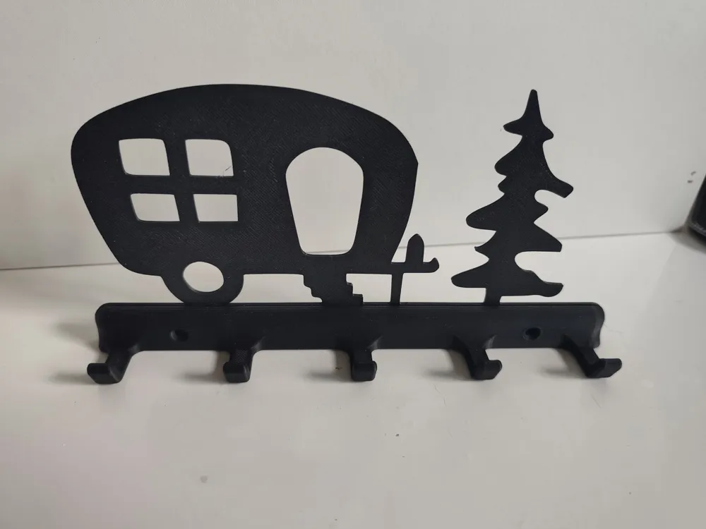 Caravan Key Rack Caravan & Camper Key Holder - Free 3D Print Model - MakerWorld