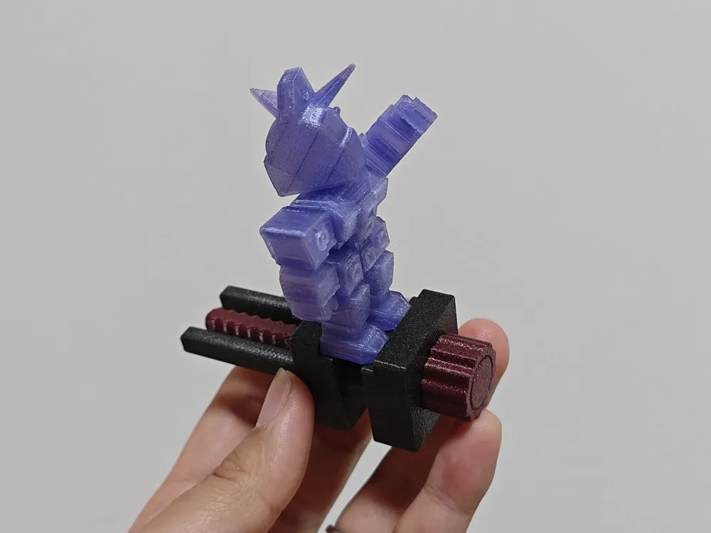 mini vise fully 3D Printed optional metal spring - Free 3D Print Model ...