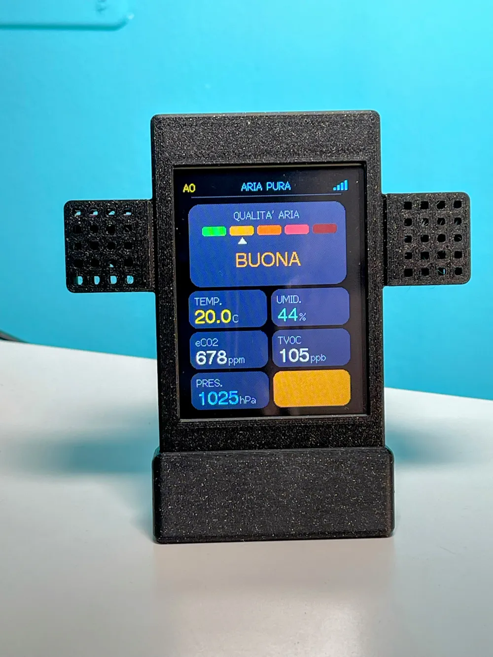 Cyd Weather Examples AIR QUALITY MONITOR WEATHER STATION ESP32 CYD 2.8 - Free 3D Print Model ...