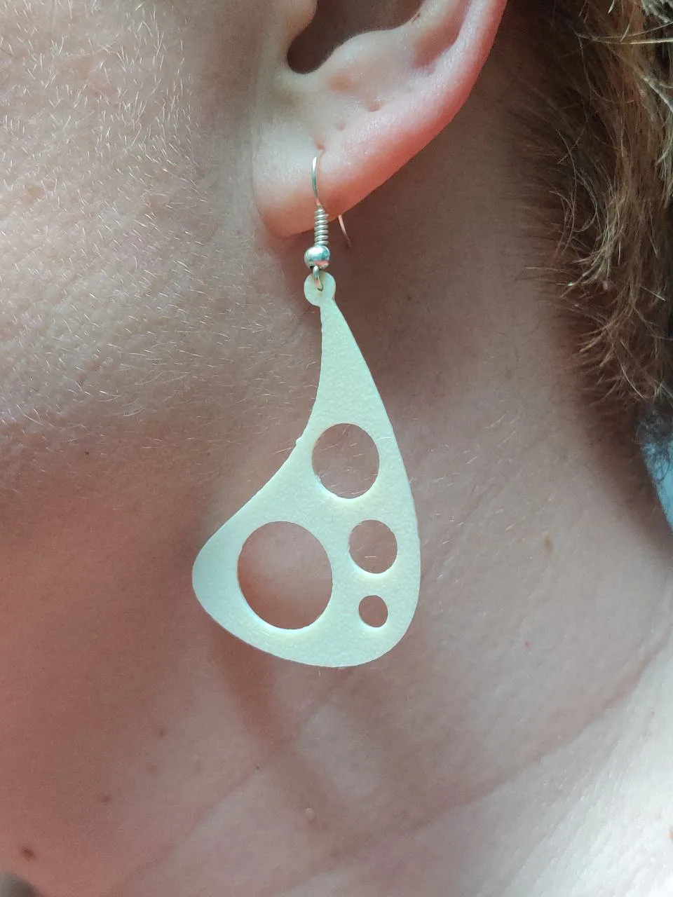 Fluid Circle Earrings view 2