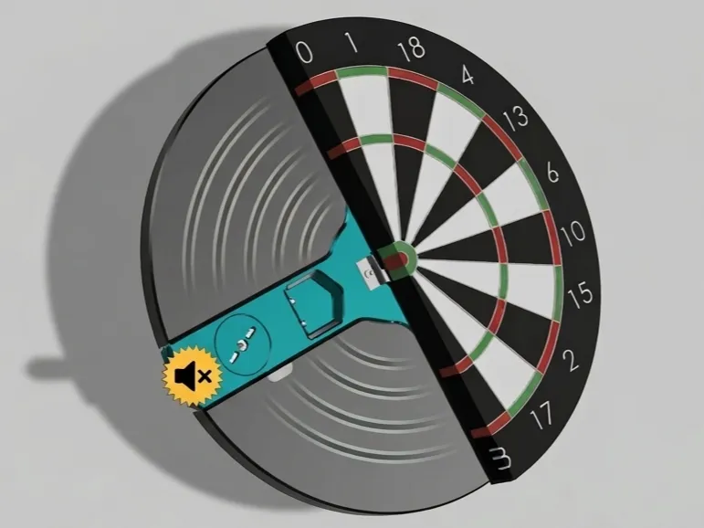 DIY Noise Reduction Dartboard Mounting Plate