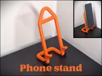 0.2mm layer, 2 walls, 15% infill Phone Stand