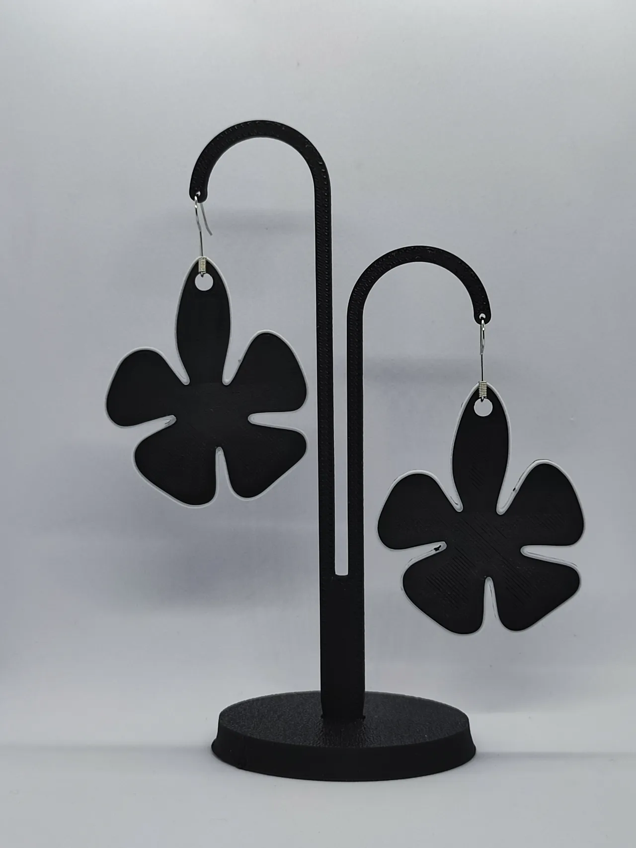 Pendientes Pétalo Negro view 2