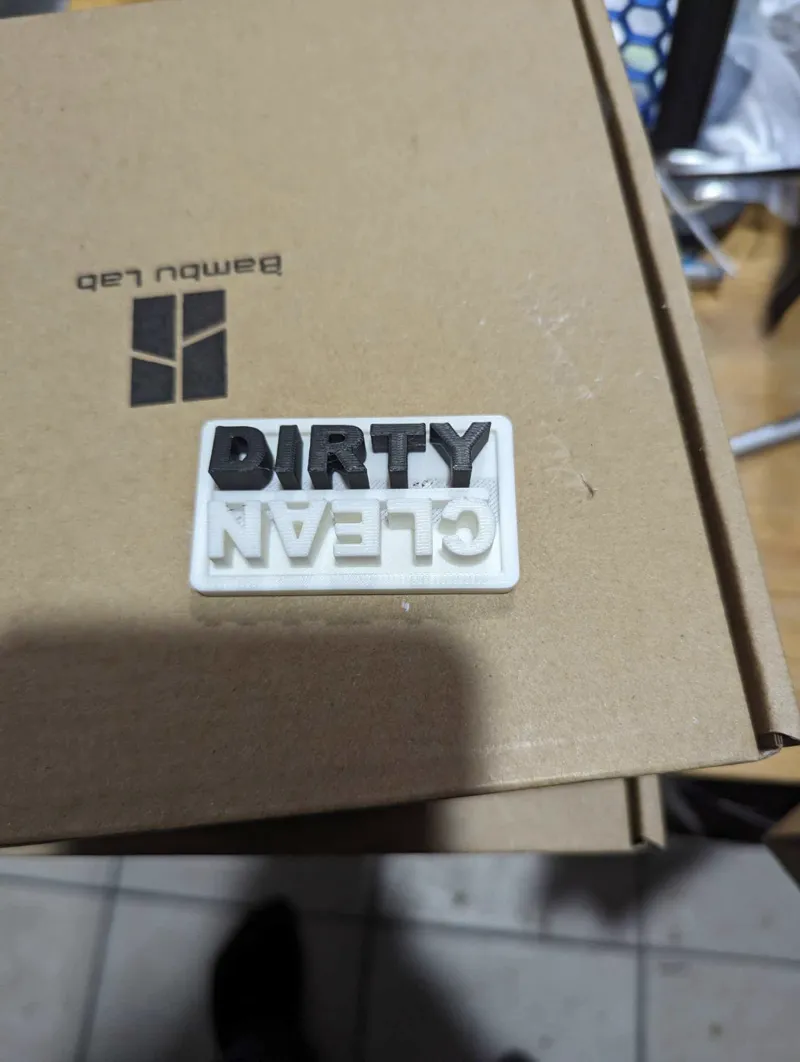 Dishwasher clean/Dirty indicator
