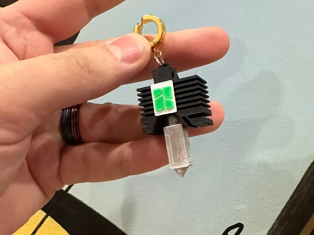 Bambu Lab Earrings or Keychain view 2