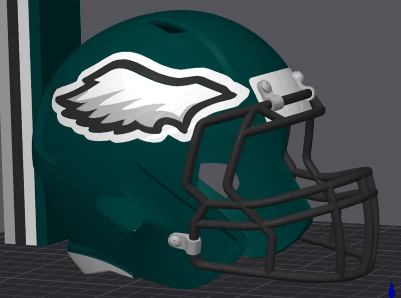 Philadelphia Eagles Football Helemt