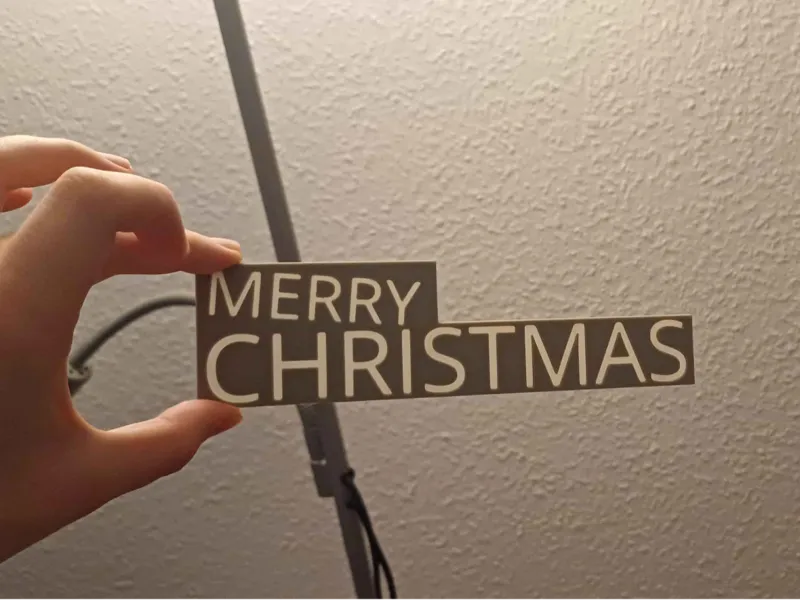 marry chistmas sign