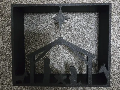 Tea Light Nativity Scene