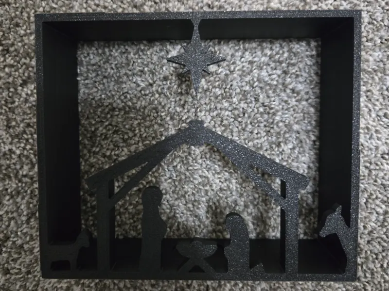 Tea Light Nativity Scene