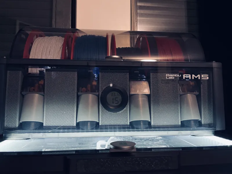 AMS Dry Box Complete Set (With a center sensor and side boxes added)