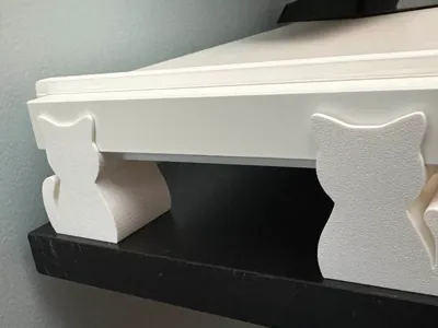 Kitty Cat Monitor Stand for BERGSHULT Ikea Shelf