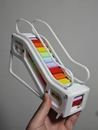 6色彩虹台阶和链条