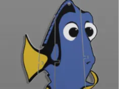Dory flexi keychain toy finding nemo
