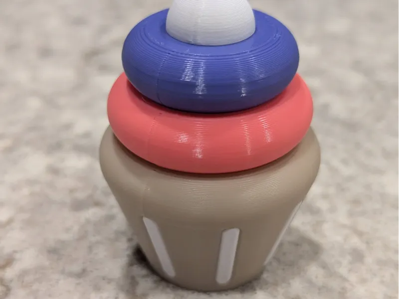 Multicolor Cupcake