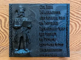 Wichtige Verkündung