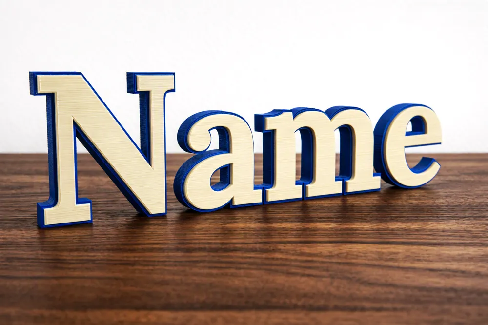 Numbers Design. F Custom Large Letter / Number Generator- Parametric - Free 3D Print ...