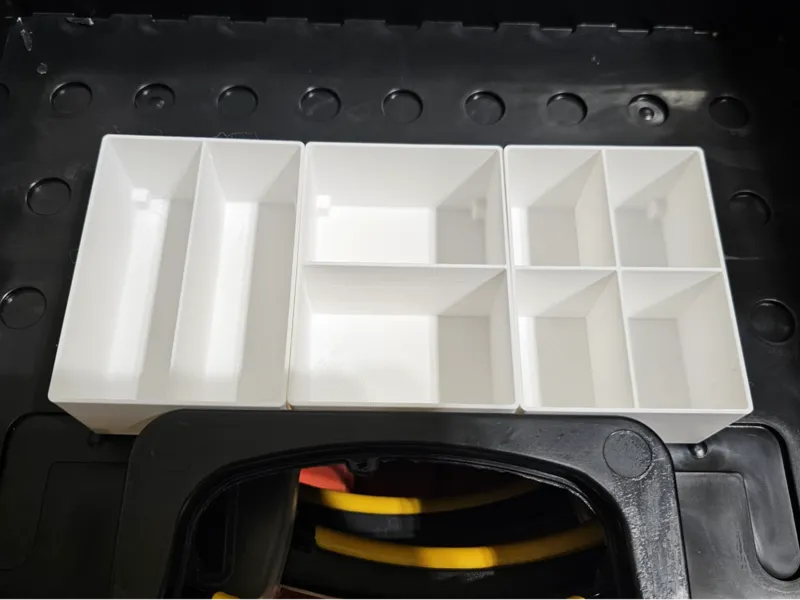 Harbor Freight Storage Bins (with compartments)