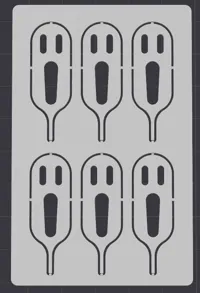 Carte de cure-dents format portefeuille — Halloween — photo 2
