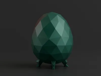 Low Poly Fabergé Egg