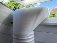 Adaptateur climatiseur mobile pour fenêtre de toit (Ø120) — photo 1