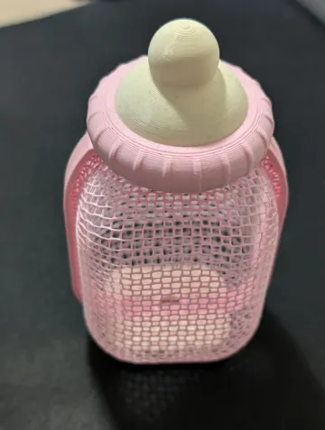 Letrero o emblema decorativo: Base_Thermoformed Baby Bottle — vista de referencia 5