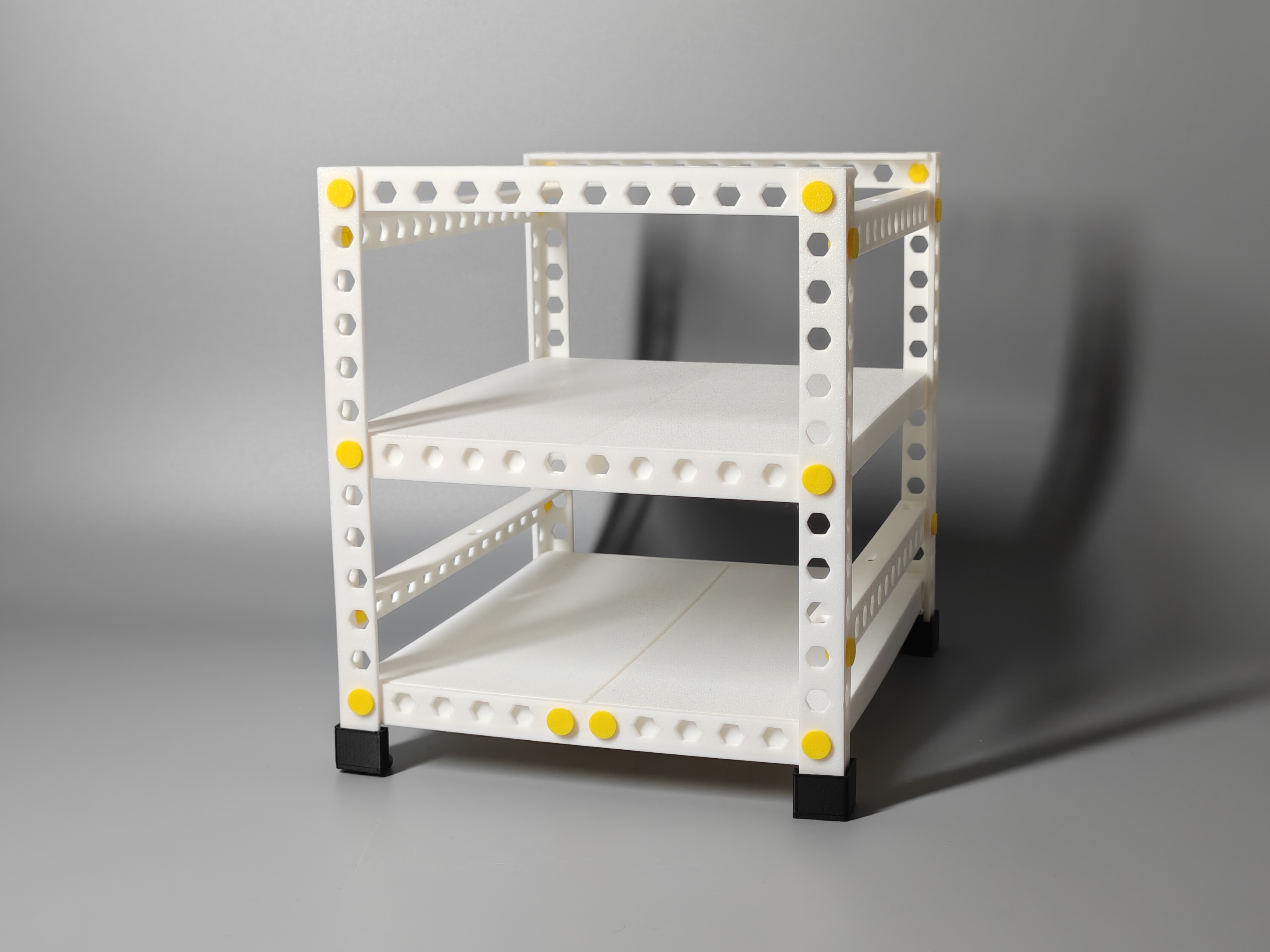 Miniatura 3 do modelo 3D 高承重模块化角铁桌面收纳架｜可定制配件，自由拼装，持续扩展
