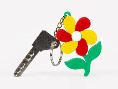 The Flower That Never Wilts – Cute Keychain