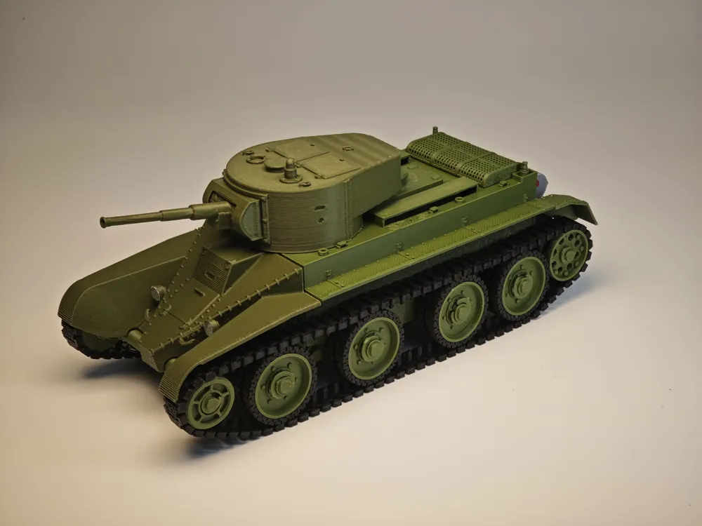 Wheeled Tank Model Soviet BT-5 Fast Tank 1/35 Suspension Turret Fully Articulated - Free ...