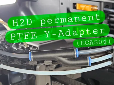 H2D Internal Y-Adapter for PTFE (ECAS04 Coupling)
