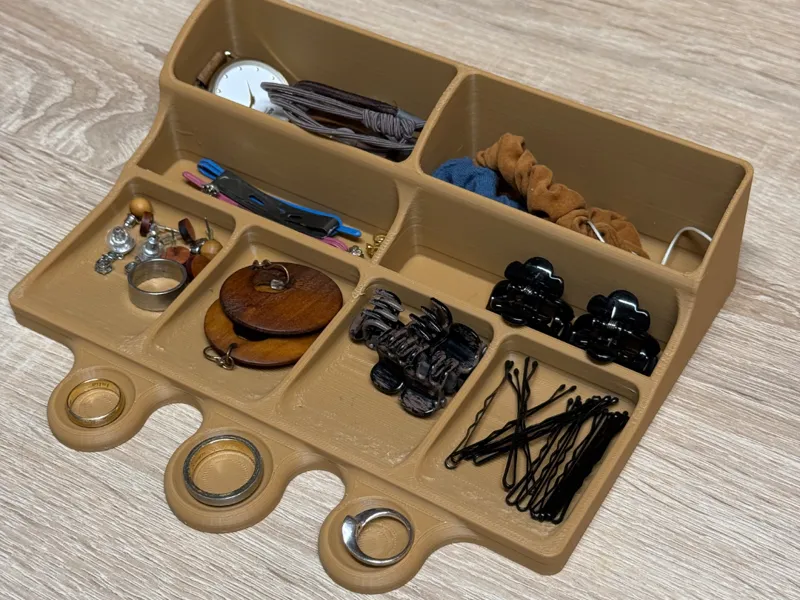 Bathroom Jewelry & Cosmetics Container