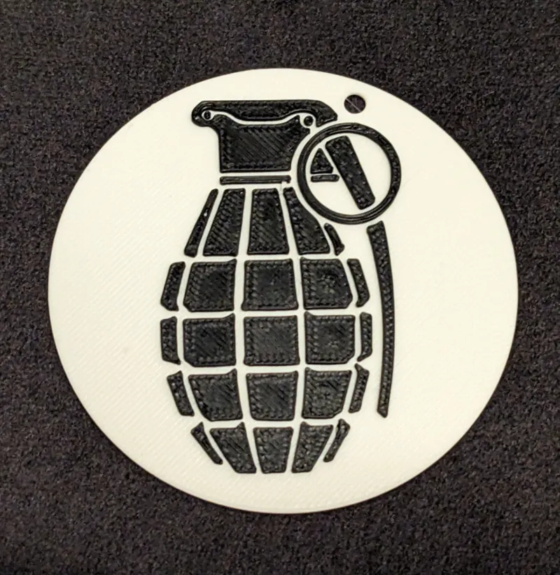 Frag Keychain