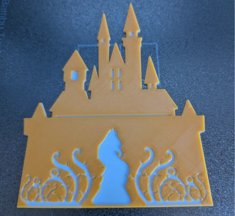 Castle Princess in Thorns WallArt