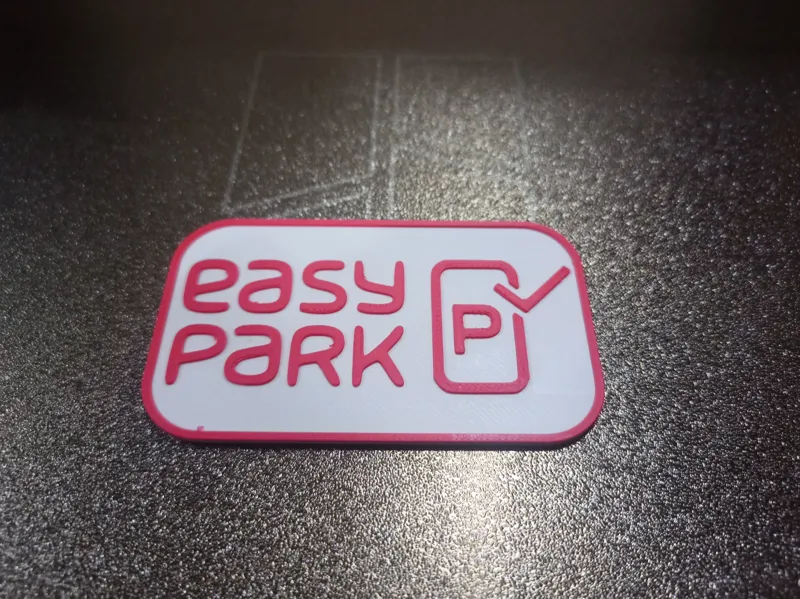 etichetta parcheggio easypark - NO AMS