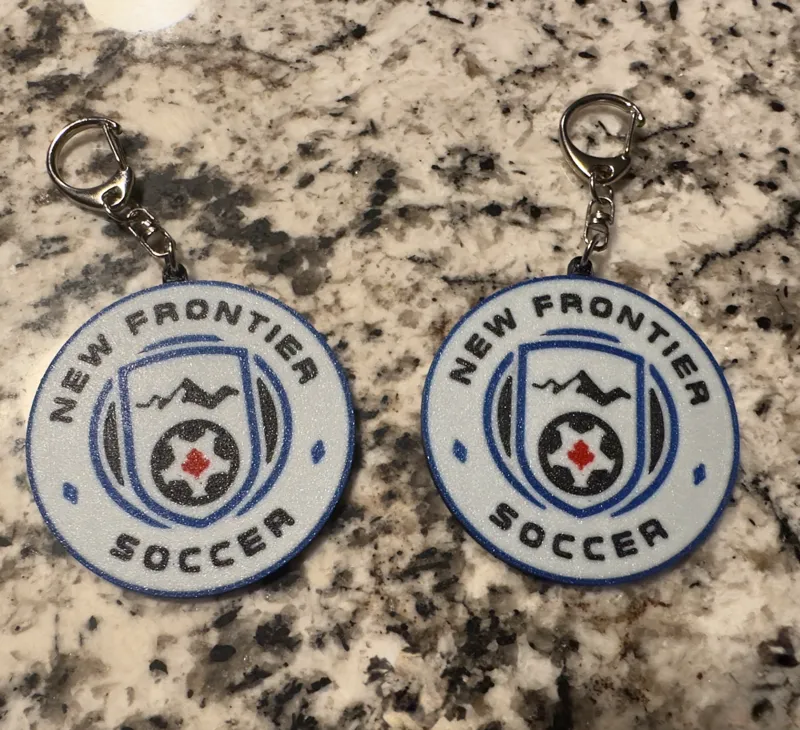 New Frontier Soccer Keychain
