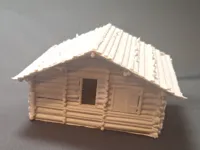 Modèle détaillé d'un chalet alpin — photo 2