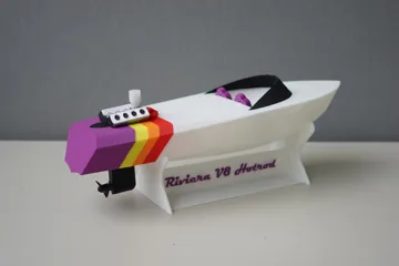 Modelo para impresión 3D: Riviera V8 Hotrod Mechanical Toy (Wind-Up Edition) — vista de referencia 5