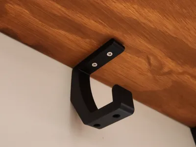 Robust ABS Hook, Under Shelf Mount
