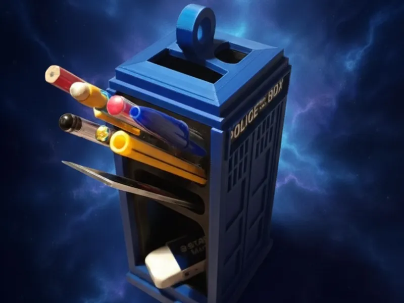 Portapenne Doctor Who Tardis