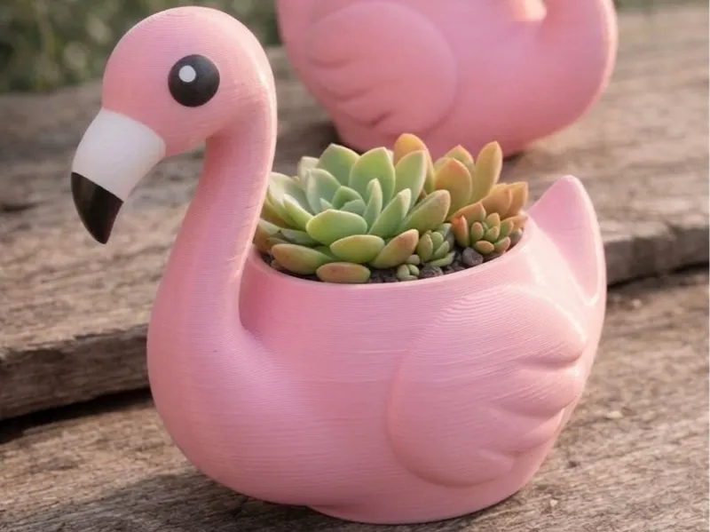 Flamingo Planter Pot