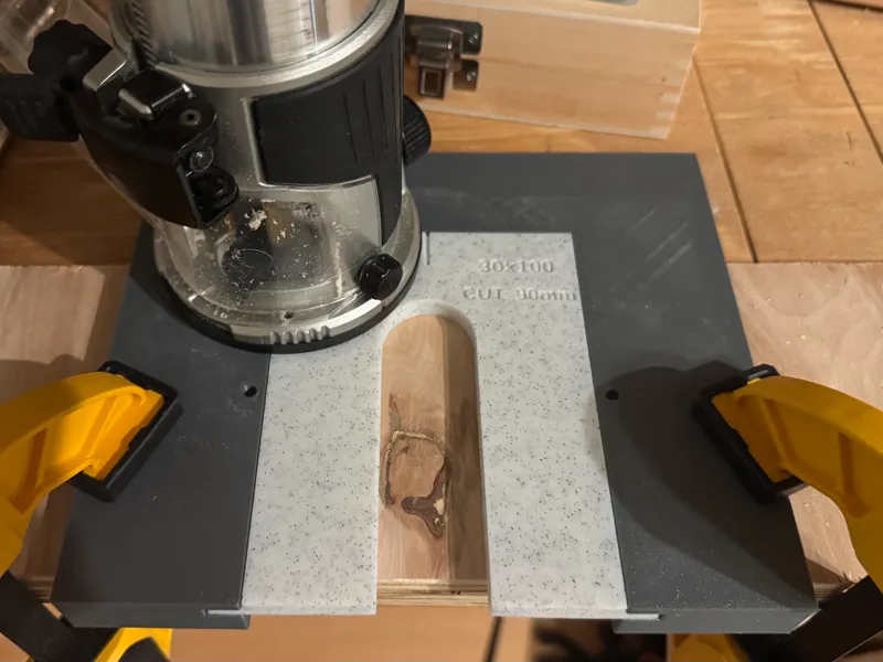 Flush Router Template Jig (Multi-Shapes)
