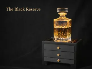 The Black Reserve- Luxury Decanter Stand