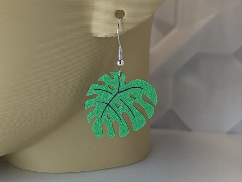 Cute Monstera Leaf Earring