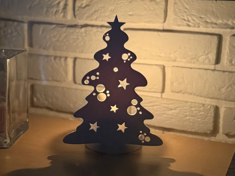 Christmas Tree Candle Decoration  no AMS