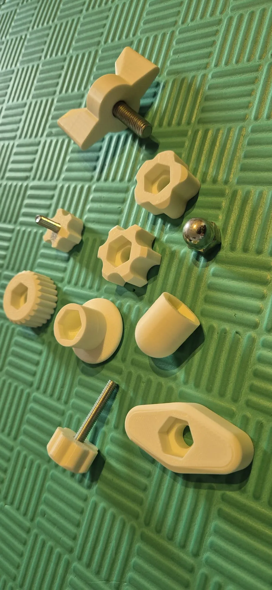 Parametric Nut Caps & Knobs System UPDATE view 4
